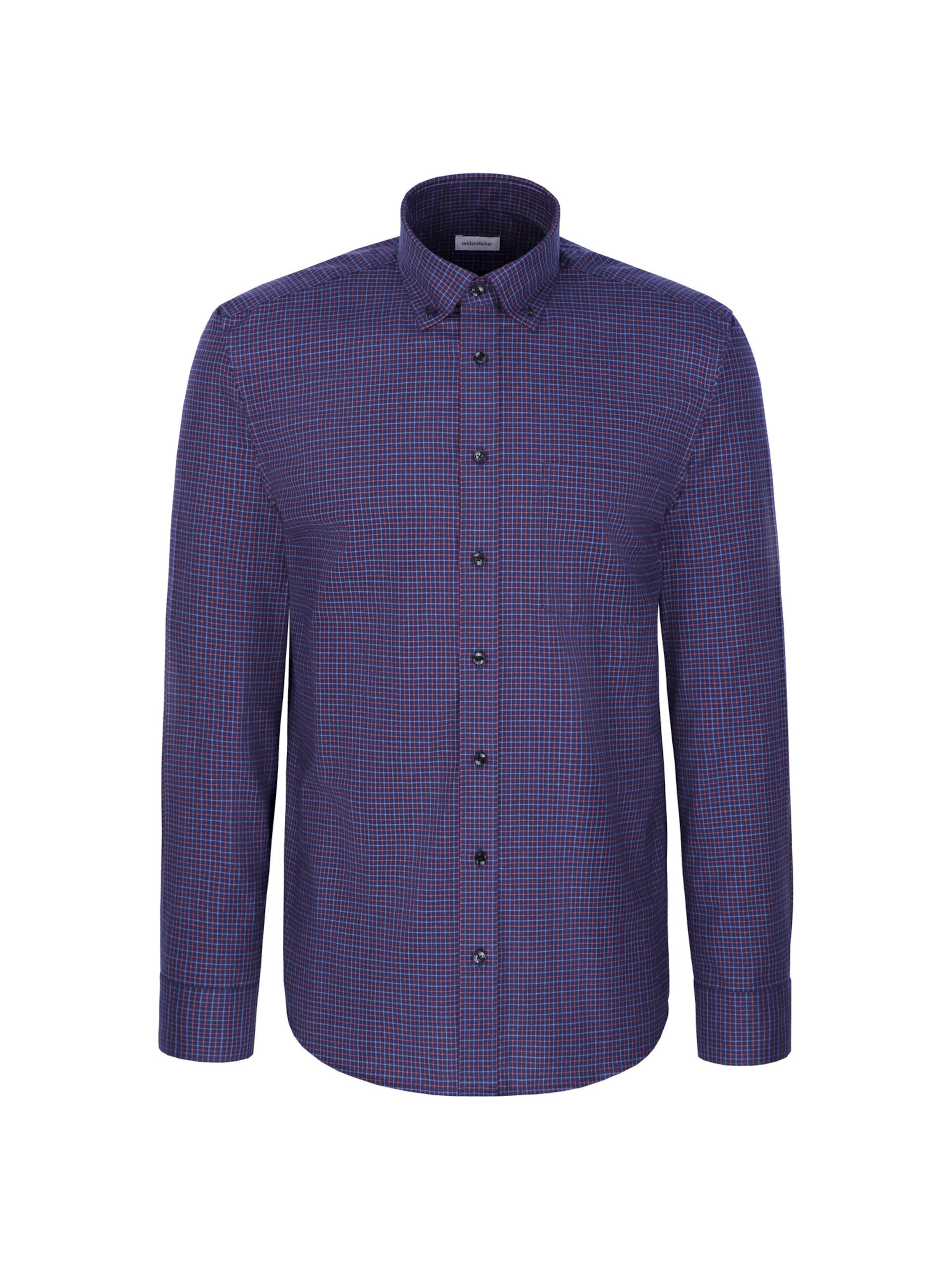 SEIDENSTICKER Regular fit Overhemd in Blauw: voorkant