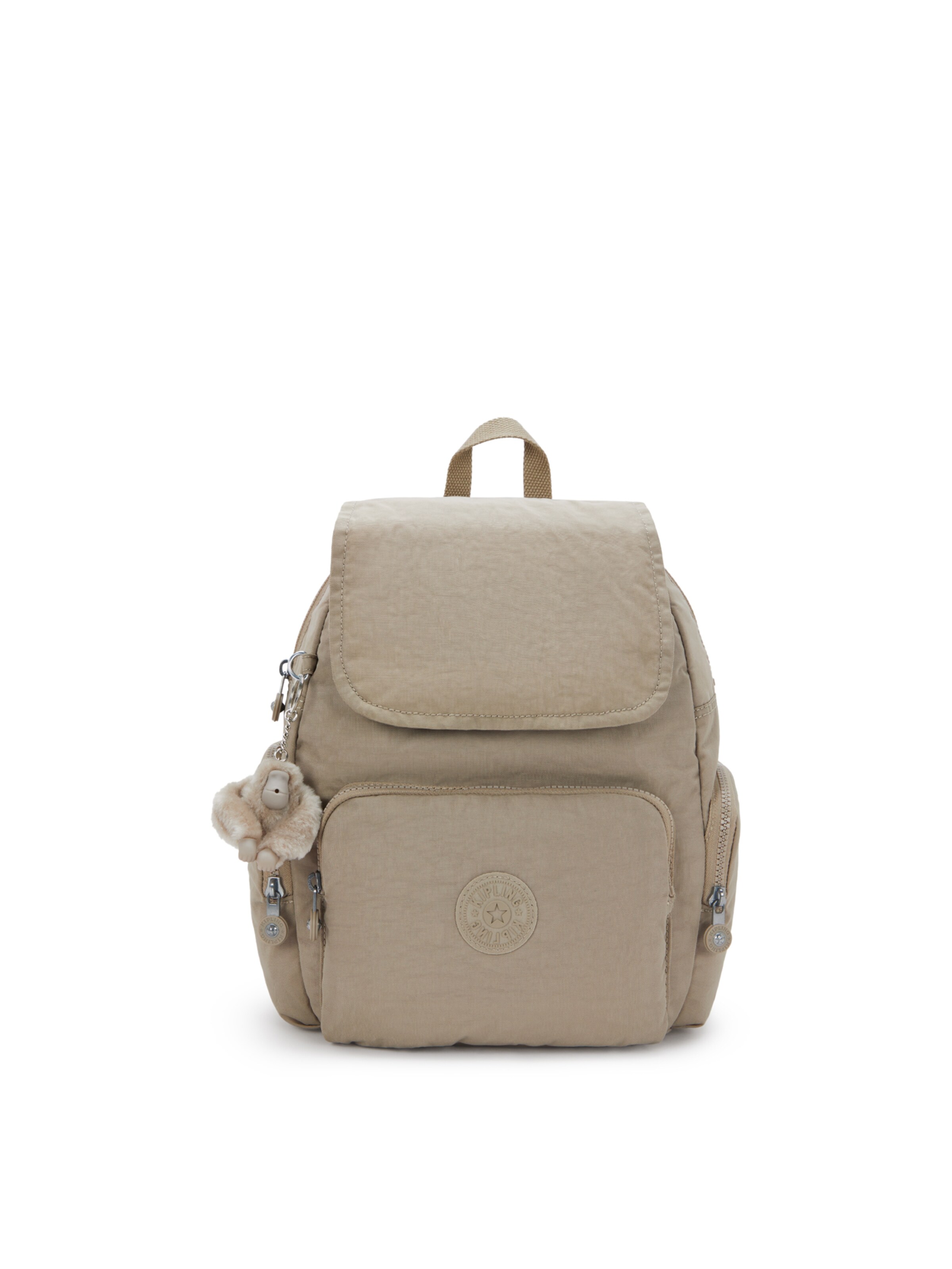 KIPLING Backpack 'City' in Beige: front