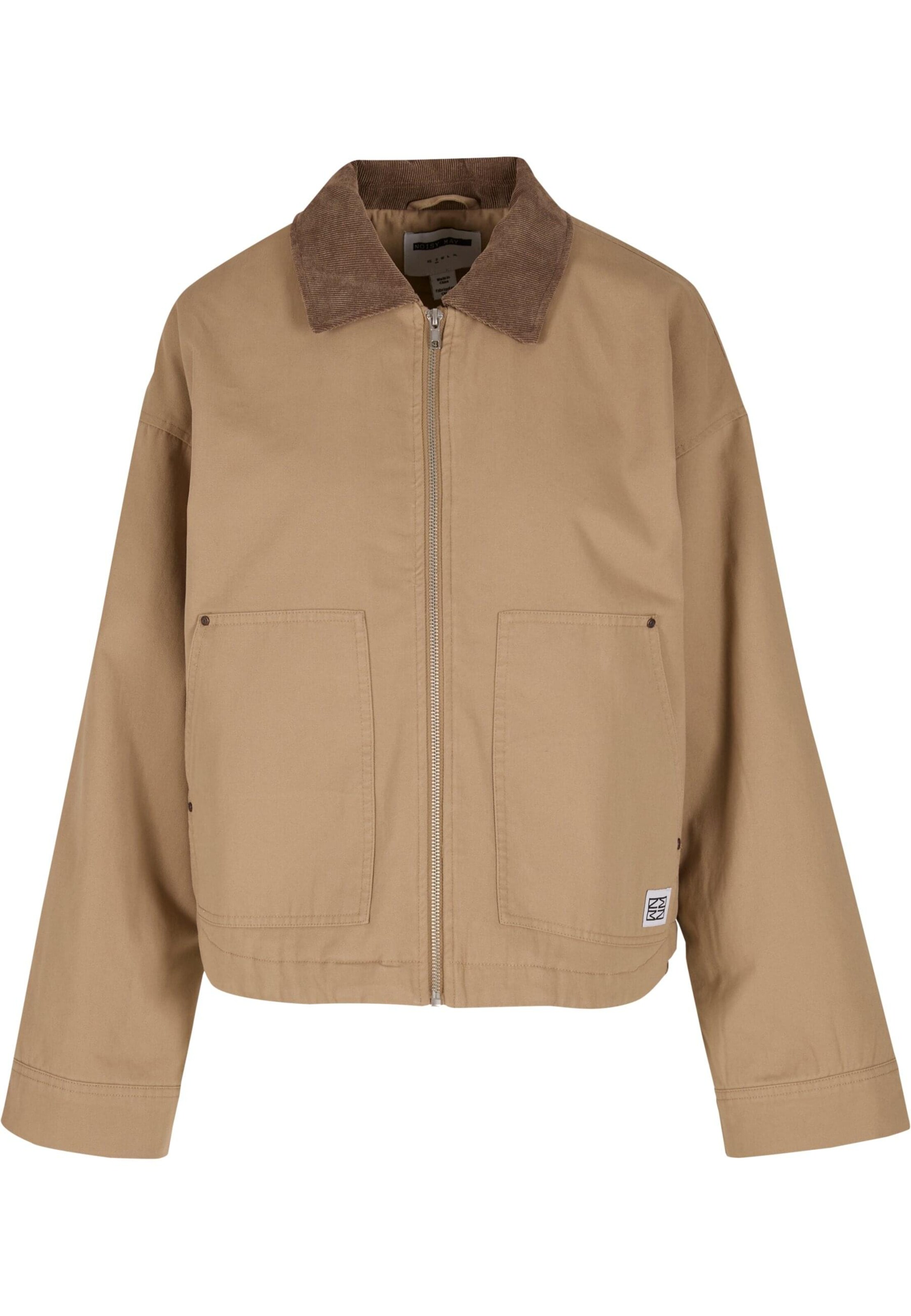 Noisy may Φθινοπωρινό και ανοιξιάτικο μπουφάν 'NMRue' σε καφέ: μπροστά