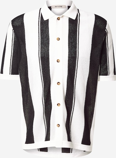 Only & Sons Kardigan 'ONSARON' u crna / bijela, Pregled proizvoda