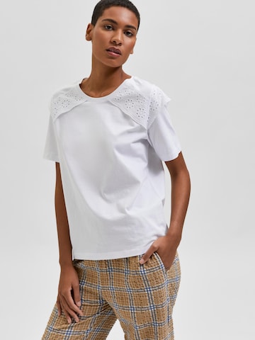 SELECTED FEMME قميص 'OLIVIA' بلون أبيض