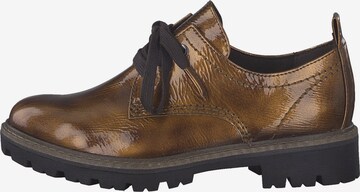 MARCO TOZZI Lace-Up Shoes in Bronze