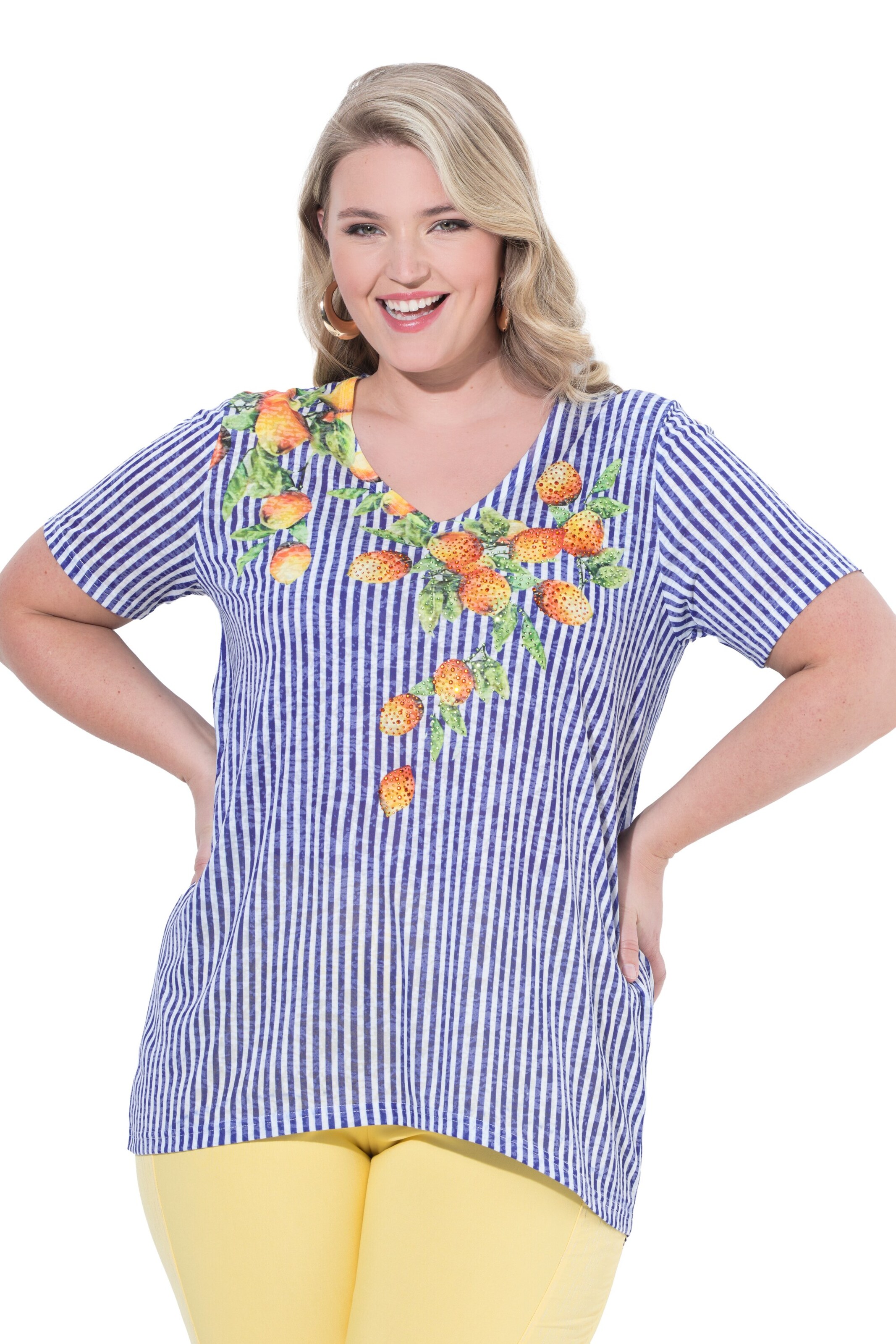 MIAMODA Shirt in Blau: Vorderseite