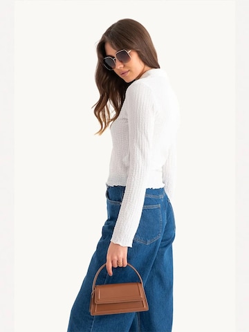 Hiccup Blouse in Wit