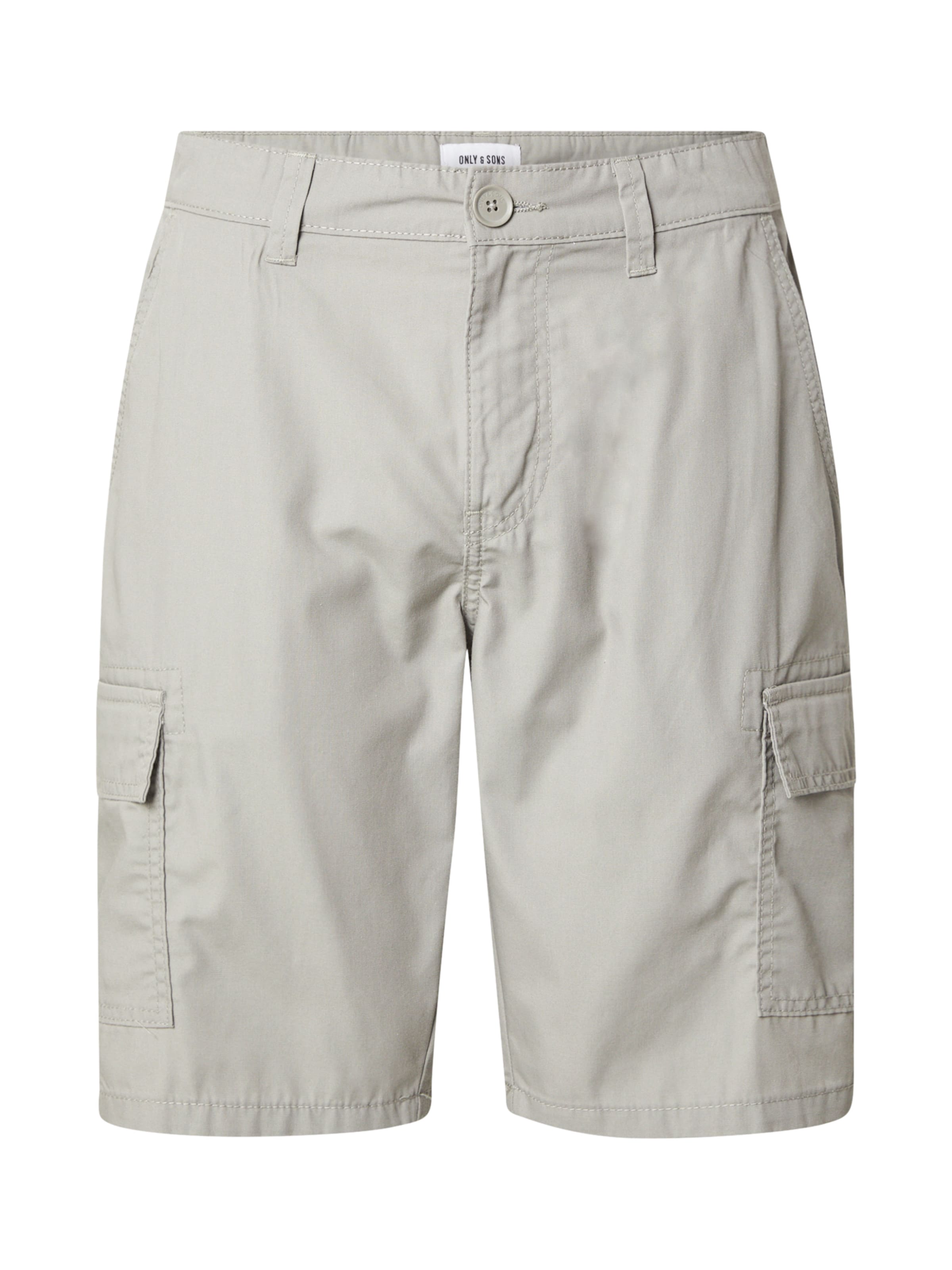 Only &amp; Sons Regular Cargobroek &#x27;ONSTurin&#x27; in Grijs: voorkant