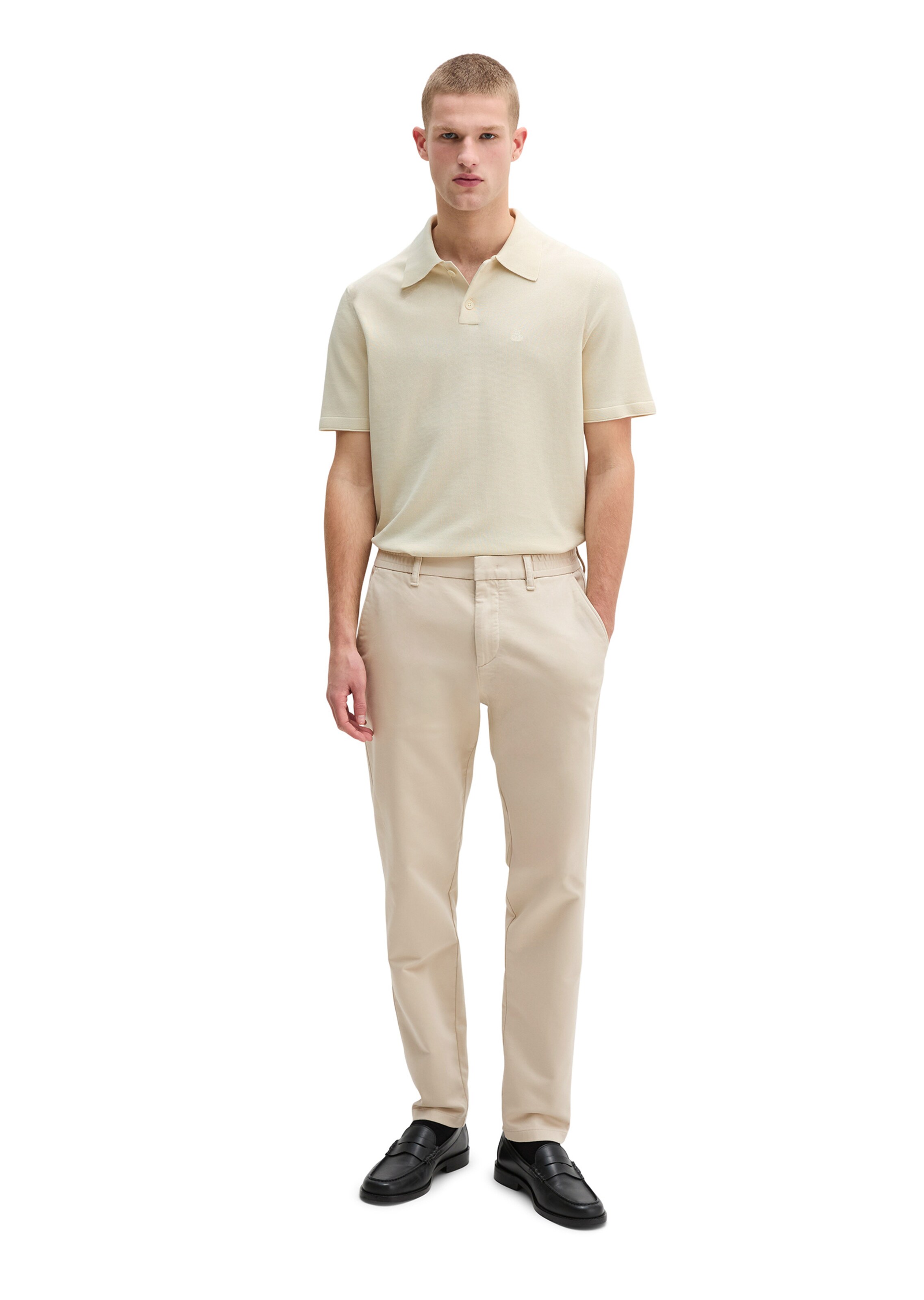 Marc O'Polo Tapered Hose 'Morot' in Beige