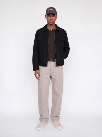 Veste mi-saison JACK & JONES en noir : devant