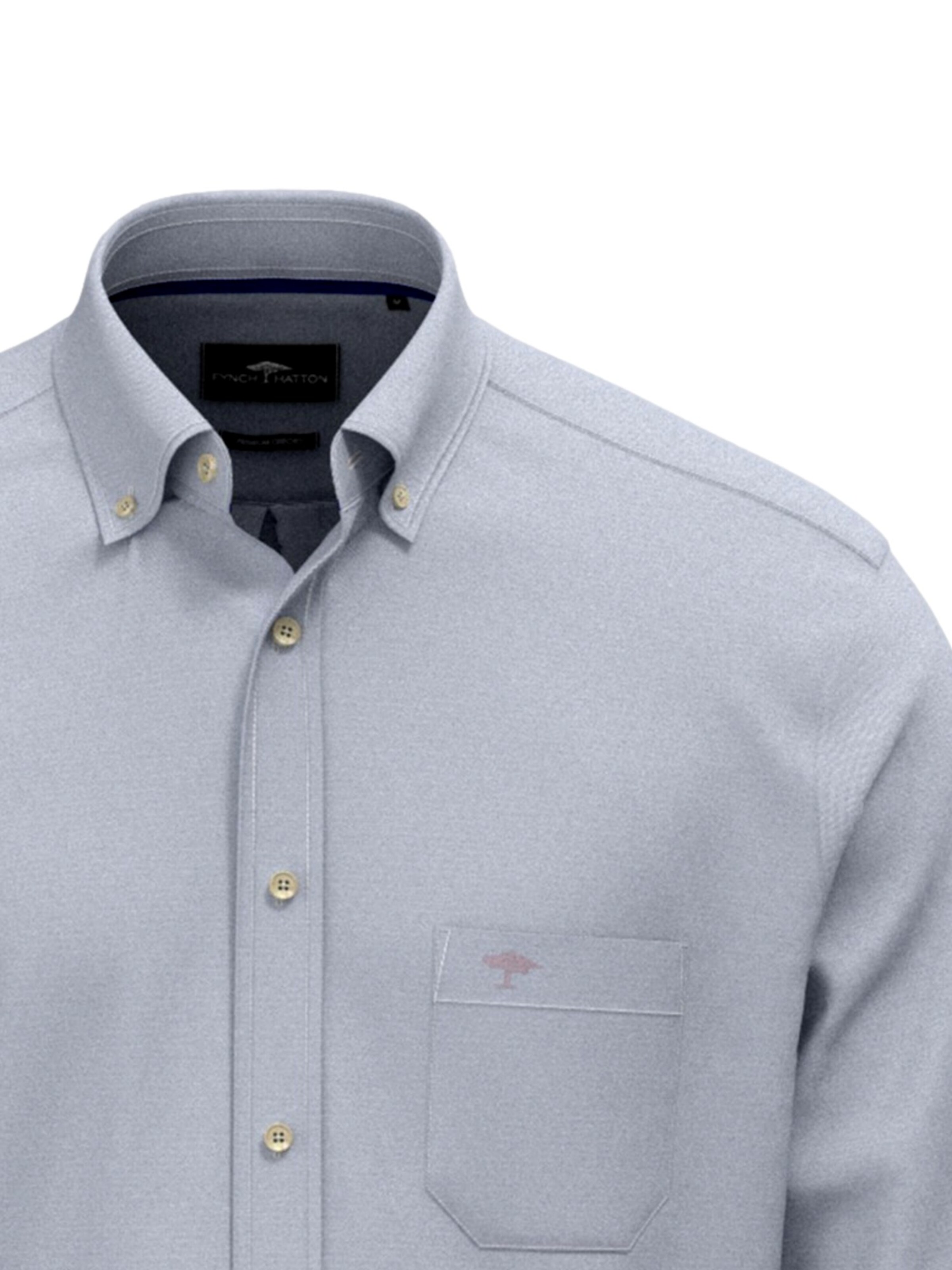 FYNCH-HATTON Comfort Fit Hemd in Blau