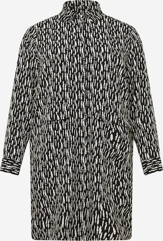 Guido Maria Kretschmer Curvy Collection - Vestido 'Ayla' en negro: frente