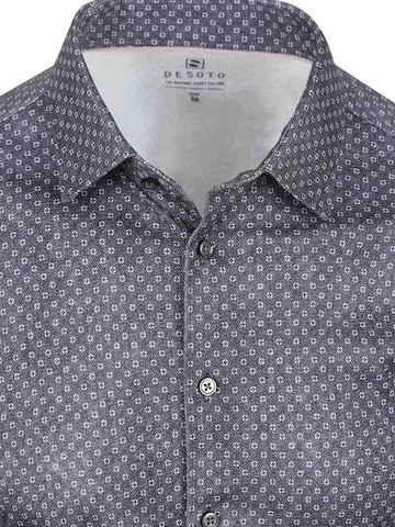 DESOTO Slim fit Button Up Shirt in Blue