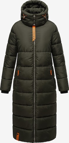 NAVAHOO Winter Coat in Green: front