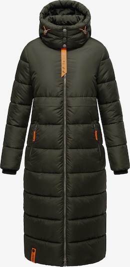 NAVAHOO Zimný kabát - olivová / oranžová, Produkt