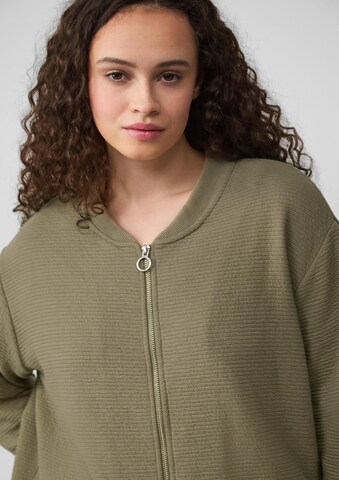 QS Sweatvest in Groen
