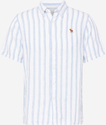 Abercrombie & Fitch Button Up Shirt in White: front