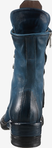 A.S.98 Lace-Up Ankle Boots in Blue