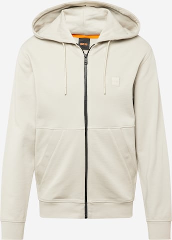 BOSS Zip Up Hoodie Zetalky in Kitt ABOUT YOU