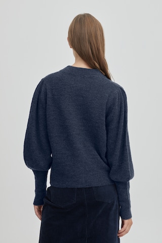 PULZ Jeans Knit Cardigan 'ASTRID' in Blue