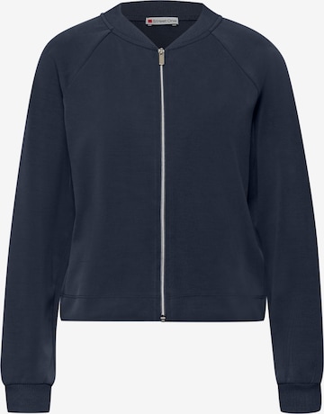 STREET ONE Strickjacke in Blau: Vorderseite