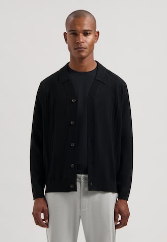 Dstrezzed Regular fit Knit cardigan 'Saint' in Black: front