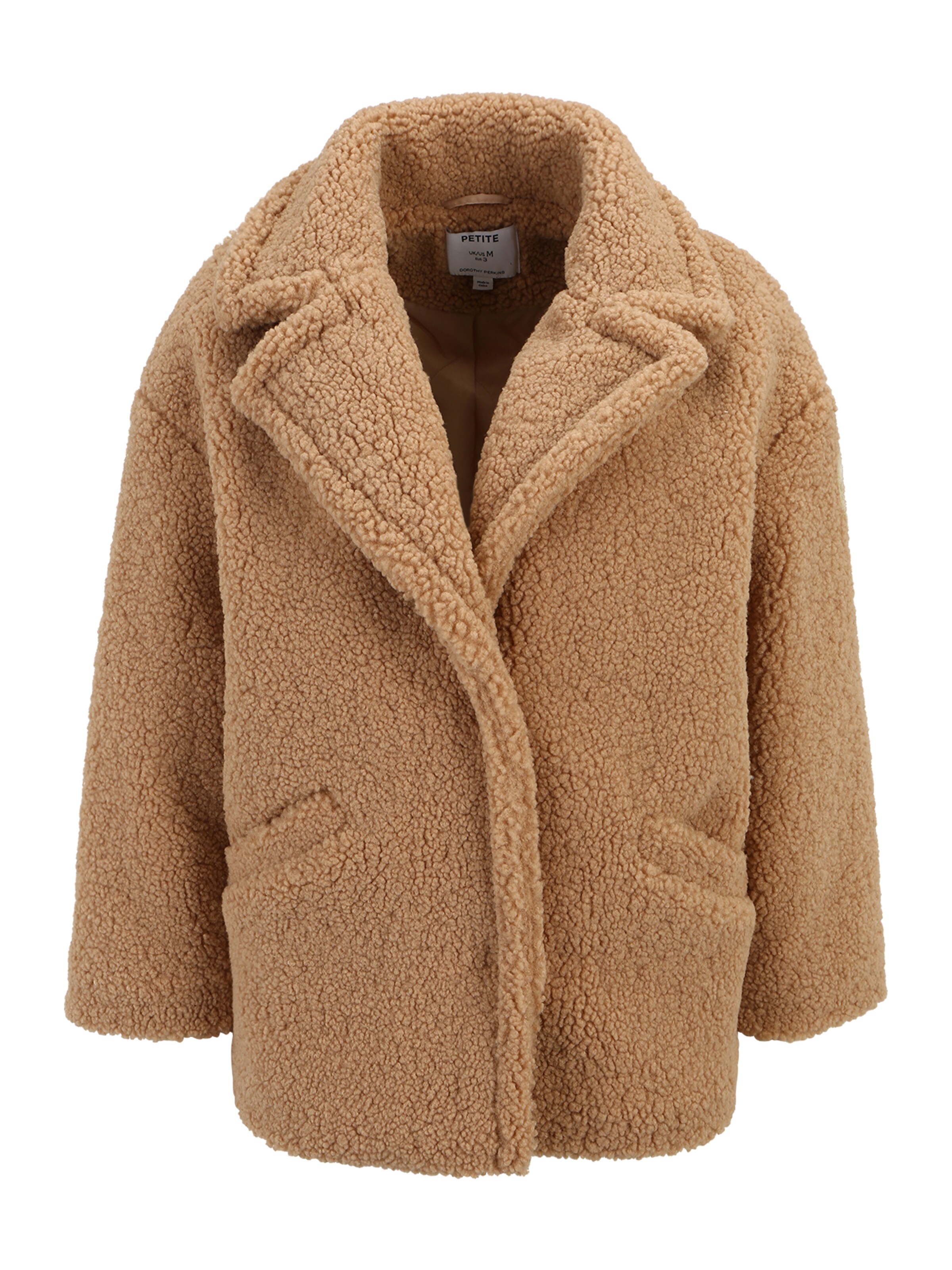 Giacca di mezza stagione di Dorothy Perkins Petite in beige: frontale