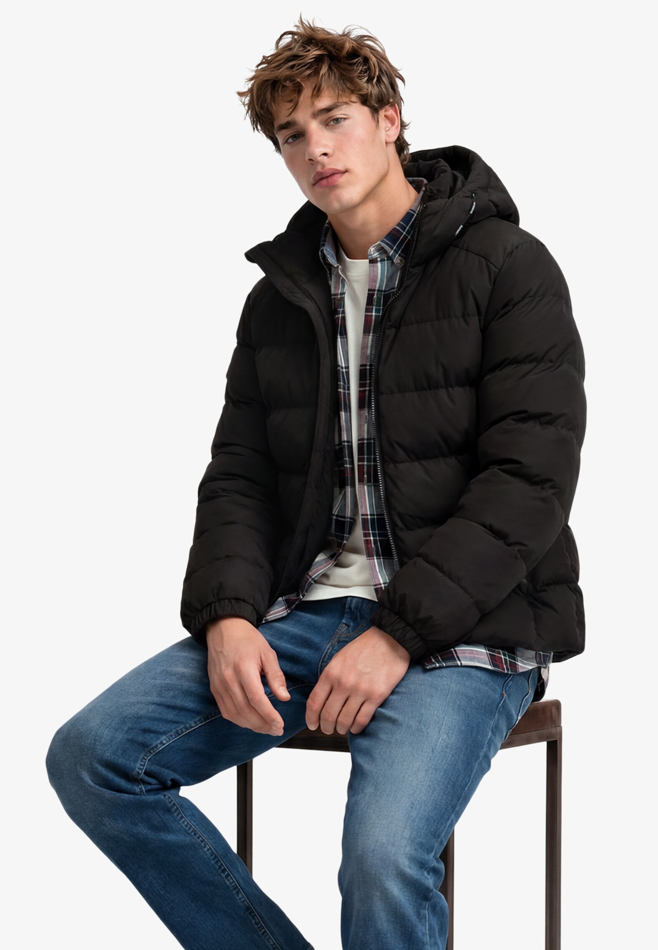 Veste d’hiver Superdry & Co en noir