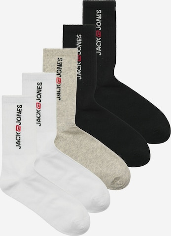 JACK & JONES Носки 'JACCORP OLD LOGO TENNIS SOCKS 5 PACK' в Черный: спереди