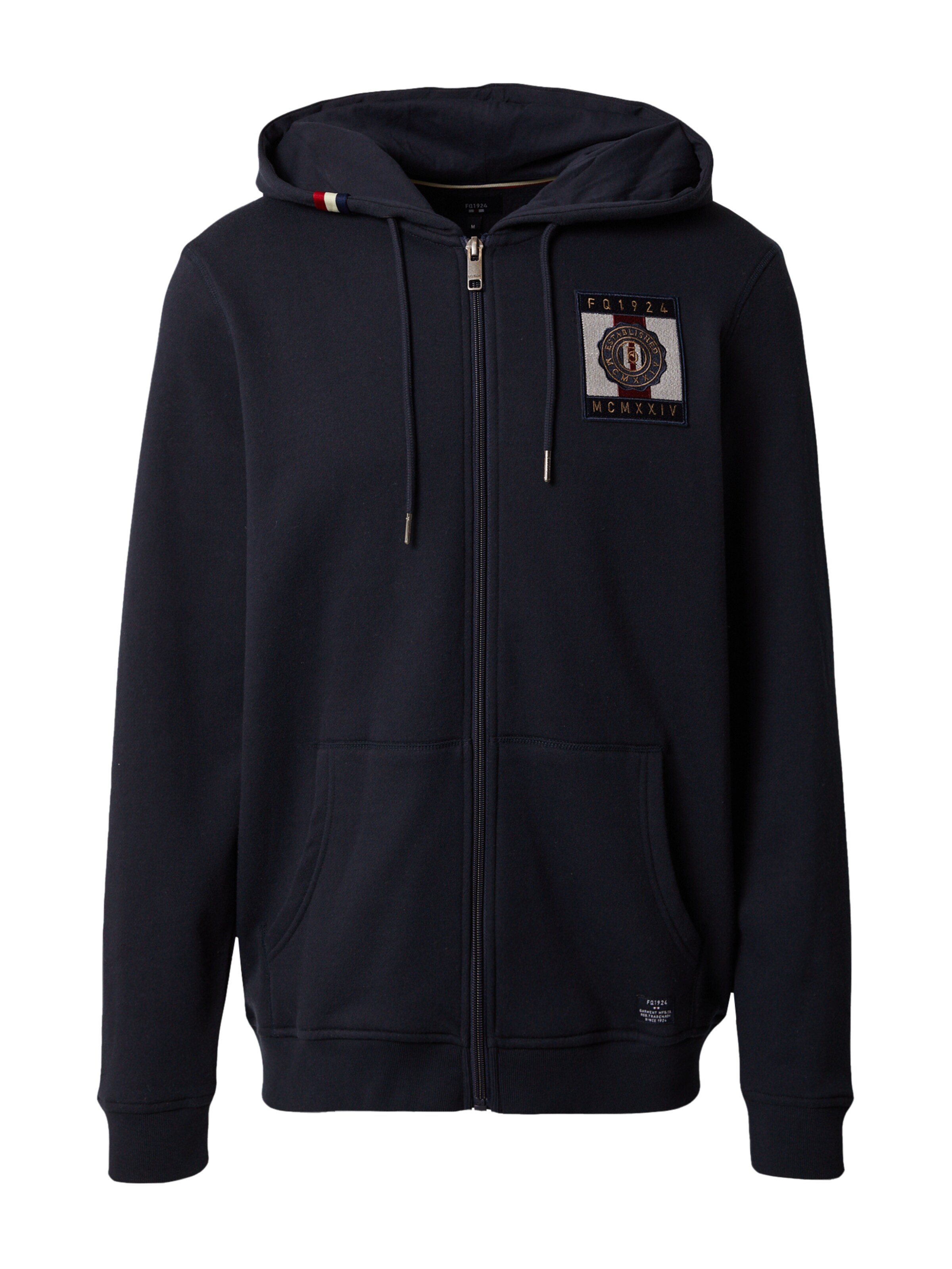 Giacca di felpa 'William' di FQ1924 in blu: frontale