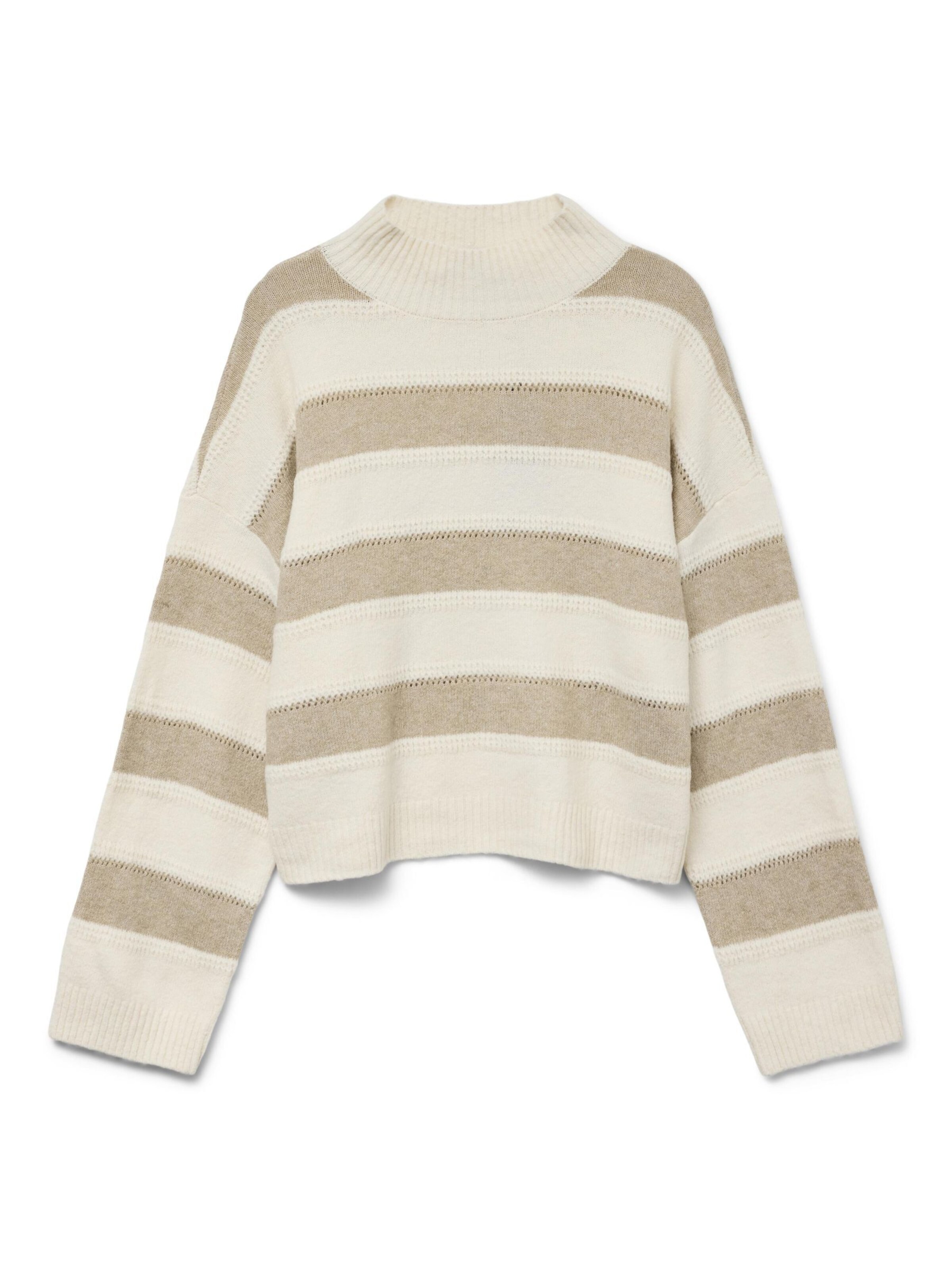 VERO MODA Pullover 'VMInez' i hvid: forside