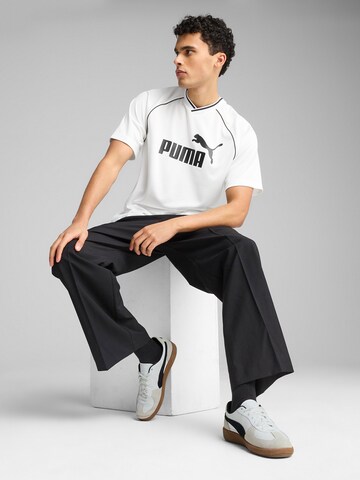 PUMA Функциональная футболка 'ESS' в Белый