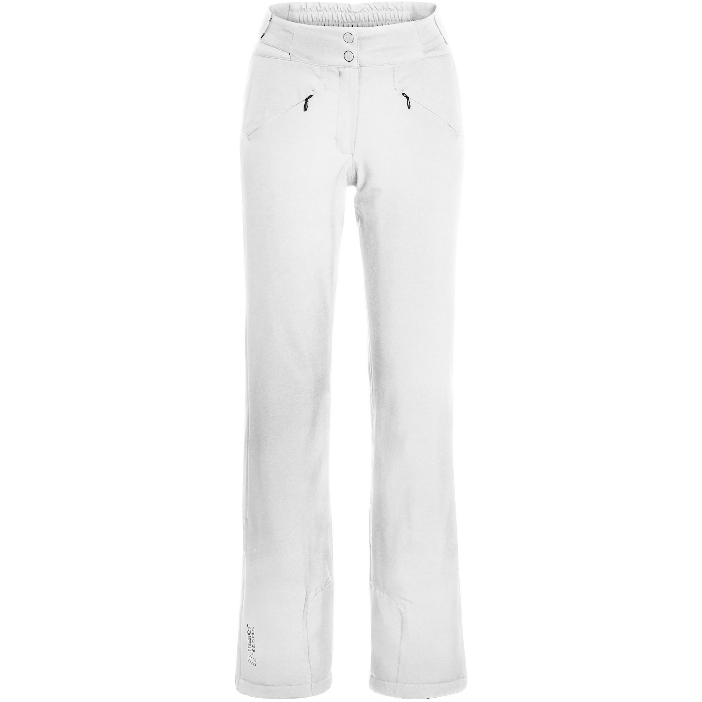 Maier Sports Outdoor Pants in White: front