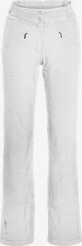 Maier Sports Outdoor Pants in White: front