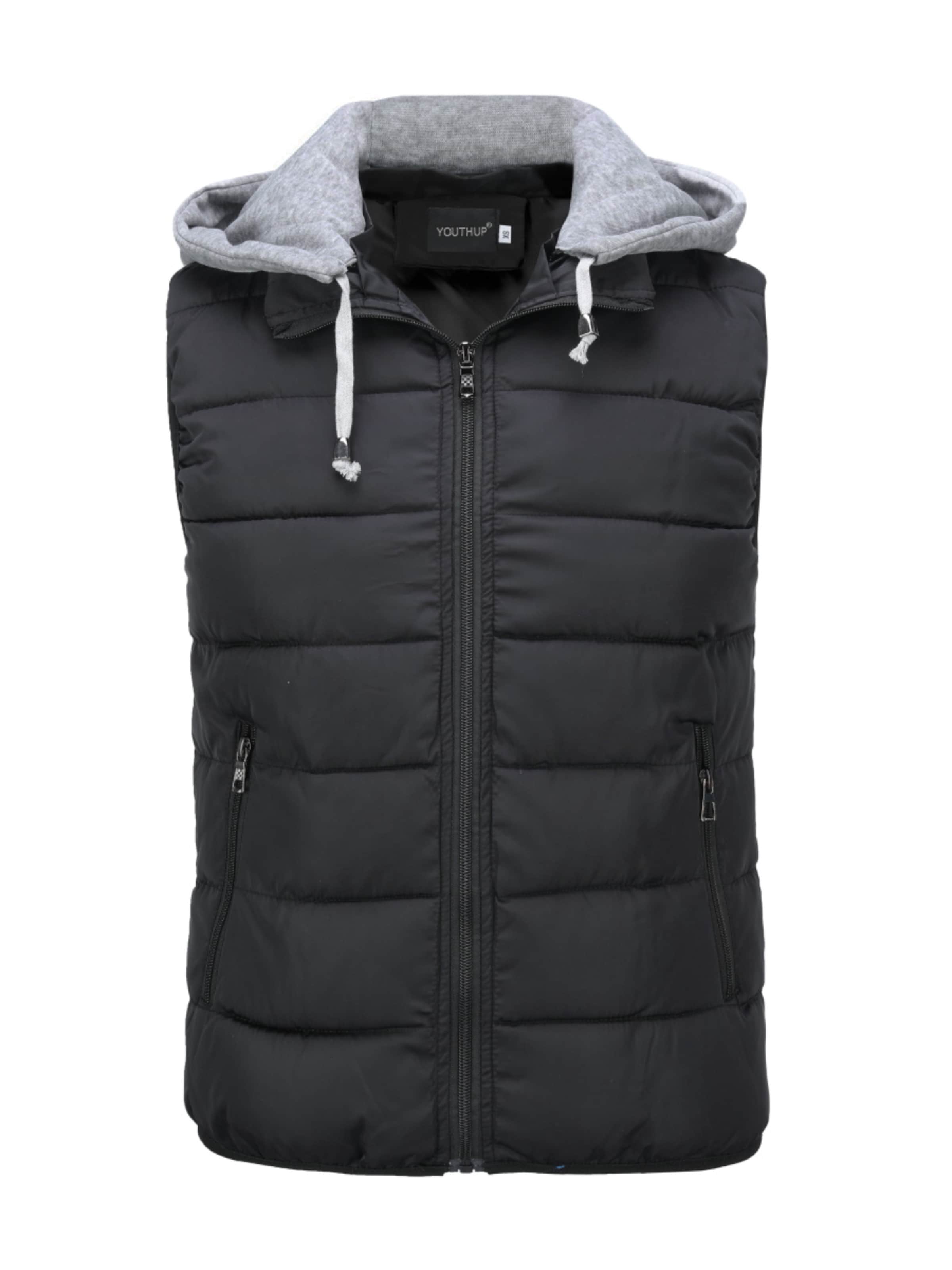 Youthup Vest in Black: front