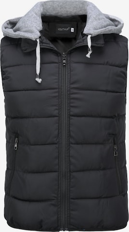 Youthup Vest in Black: front