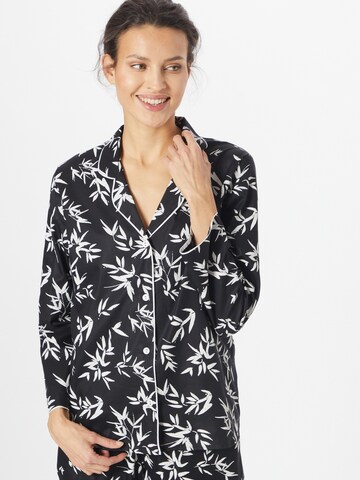 Cyberjammies Pajama Shirt 'Katie Bamboo' in Black: front