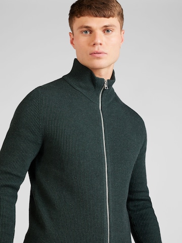 JACK & JONES Knit Cardigan 'Perfect' in Green