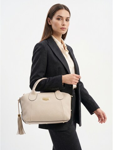 Borsa a mano 'Borsa a Mano Donna Pelle Vacchetta 100% - Modello Lucca Baldinini' di Baldinini Trend in beige