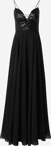 SWING Aftonklänning i svart: framsida