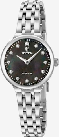 Montre à affichage analogique FESTINA en noir : devant