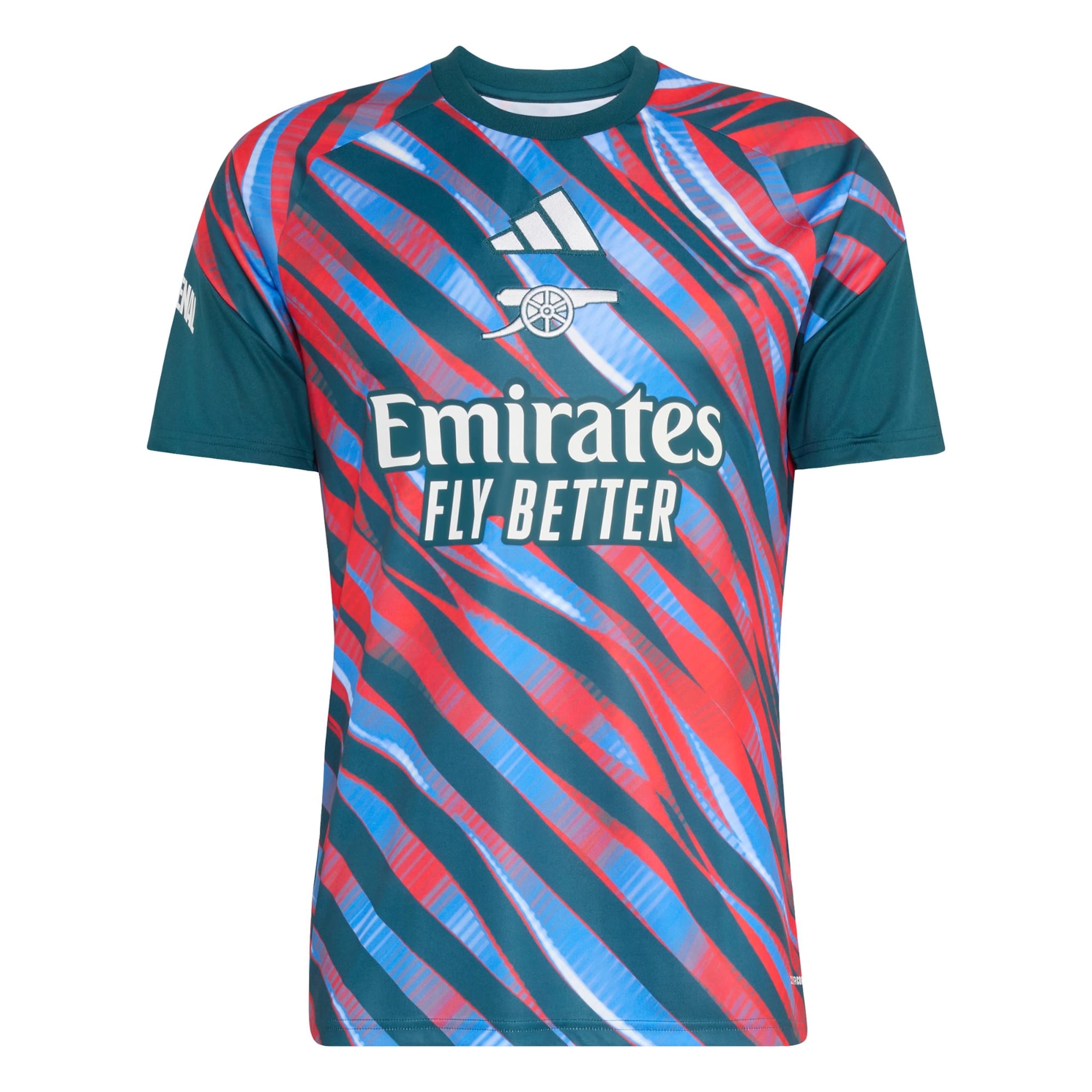 ADIDAS PERFORMANCE - Camiseta funcional 'FC Arsenal 26/27 Pre-Match' en verde: frente