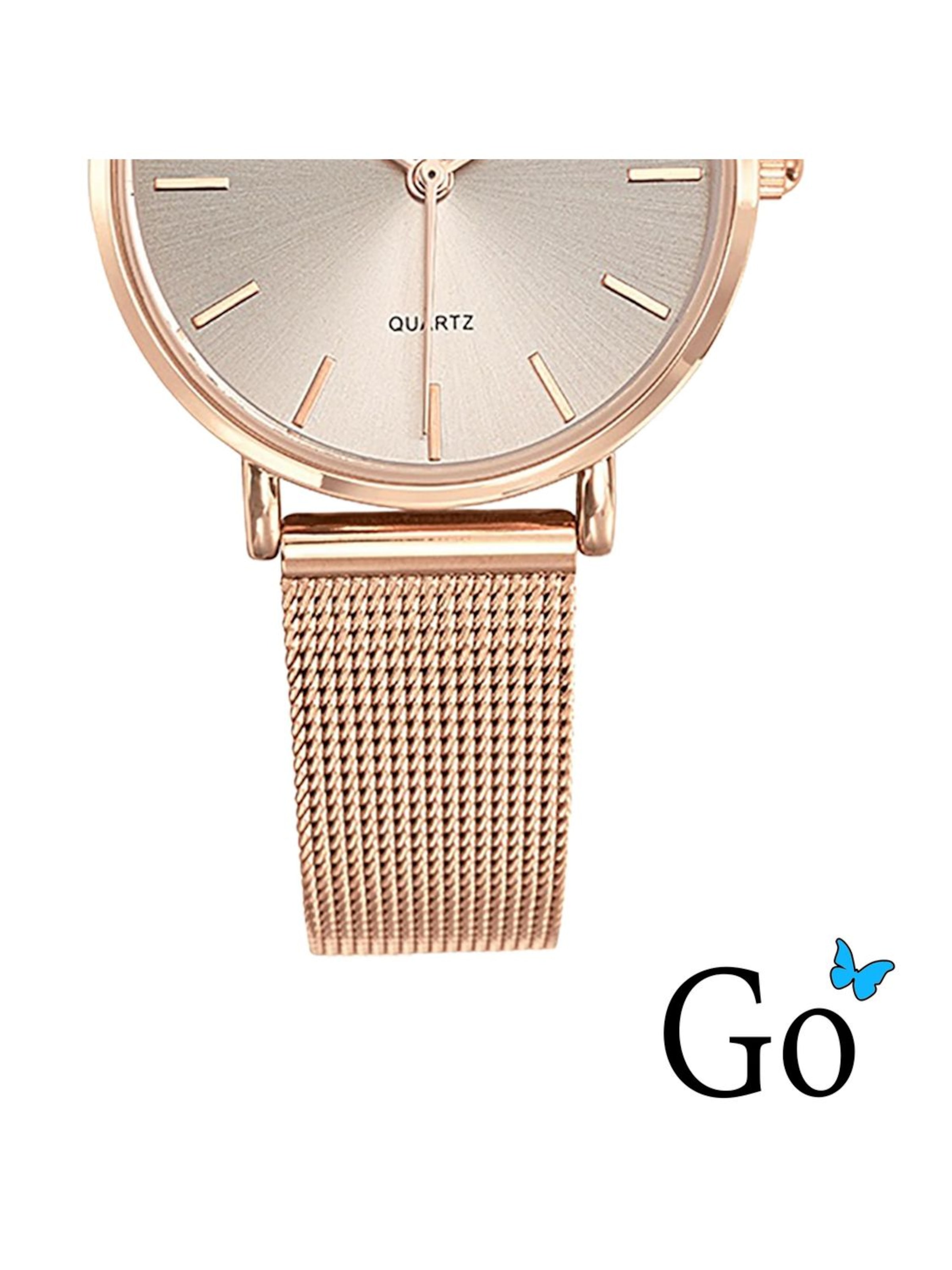 GO GirlOnly - Reloj analógico en oro