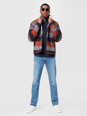 INDICODE JEANS Between-Season Jacket 'Sherlock' in Orange