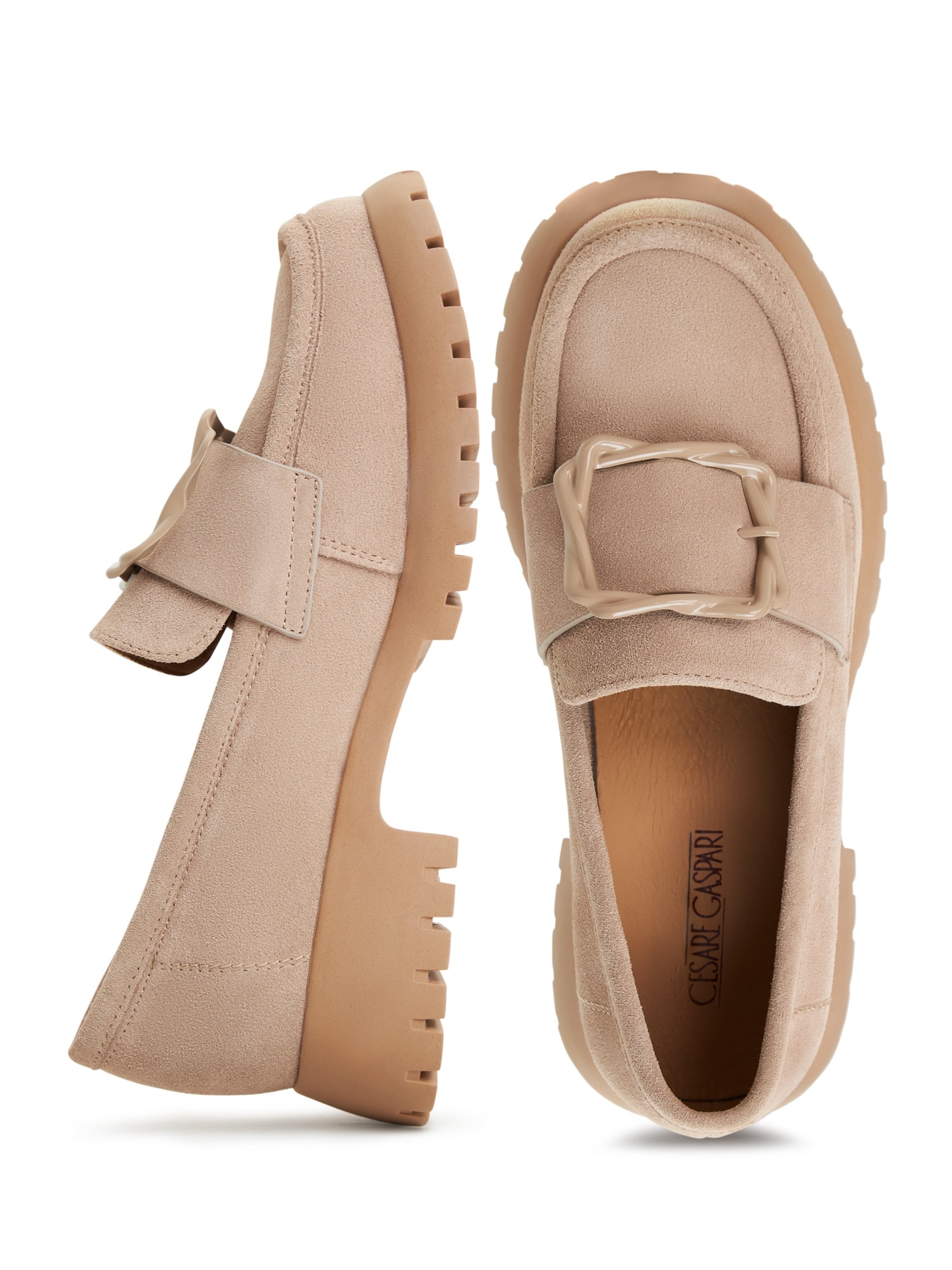 CESARE GASPARI Mocassins in Beige