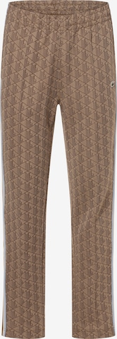 LACOSTE Regular Broek in Bruin: voorkant