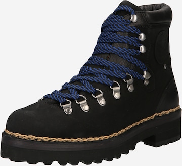 Polo Ralph Lauren Lace-Up Boots 'ALPINE' in Black: front