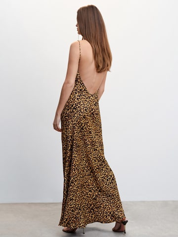 MANGO Sukienka 'Soho' w kolorze brązowy