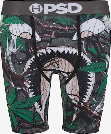 Boxers 'W-Face Smoke' PSD en vert : devant