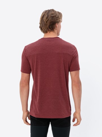 VAUDE Functioneel shirt 'Tekoa' in Rood