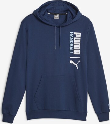 PUMA Athletic Sweatshirt in Blue: front