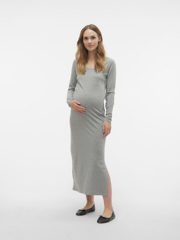 MAMALICIOUS Kleid 'EVA' in Grau: predná strana