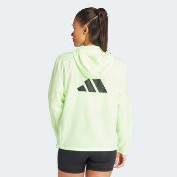 ADIDAS PERFORMANCE Athletic Jacket 'Run It' in Green